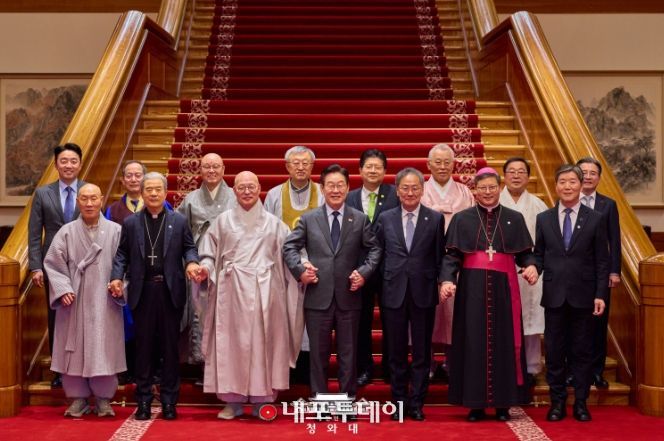 종교지도자 초청 오찬간담회 '종교와 함께, 국민통합의 길로'(청와대)