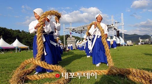 ‘금산 농바우끄시기’ 시연 모습