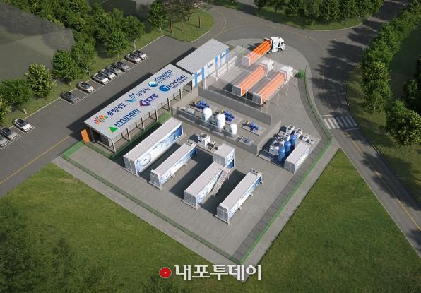 그린수소 생산기지 조감도